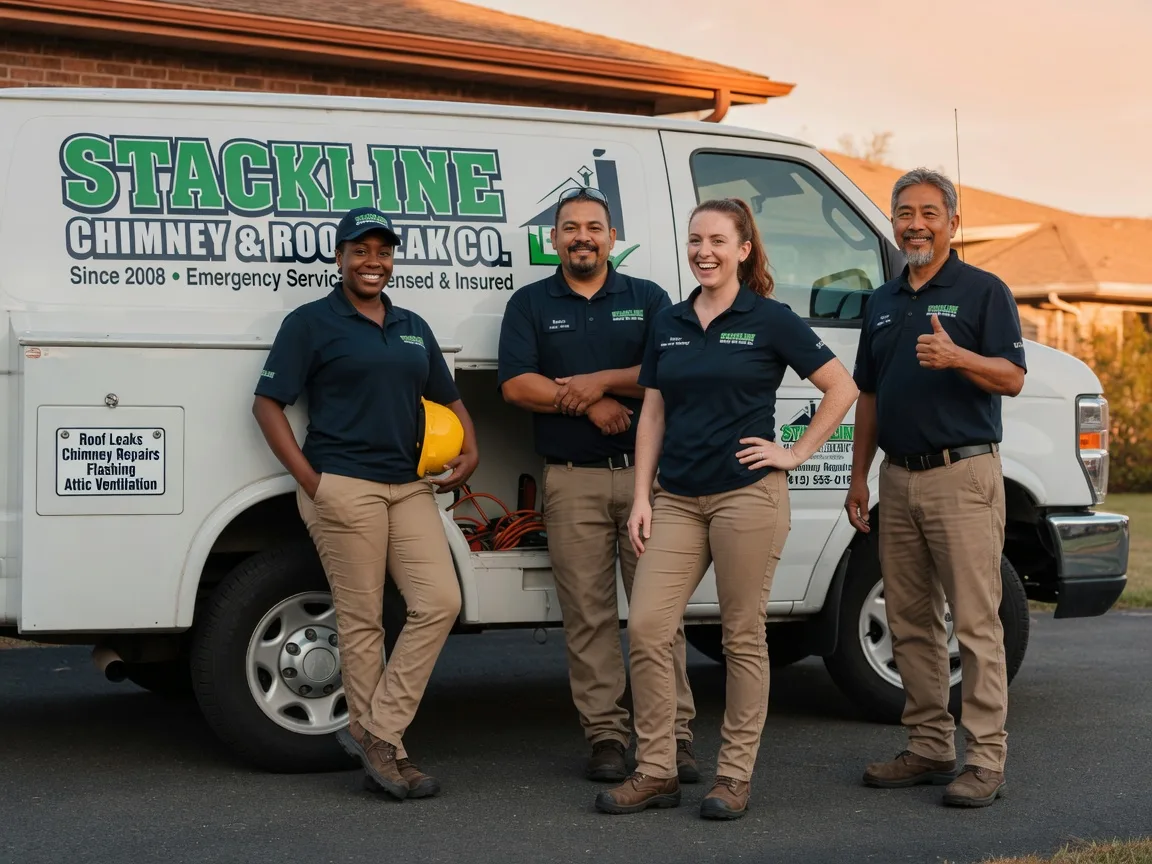 Chimney flashing repair company in Bluffton, TX